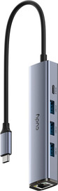 CUDY תחנת עגינה USB-C 5 יציאות עם Ethernet Cudy UH605