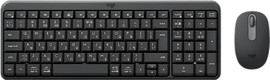 LOGITECH סט מקלדת ועכבר אלחוטיים Logitech Compact MK250 עברית/אנגלית צבע גרפיט