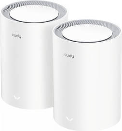 CUDY ראוטר (2 יחידות) Cudy AX3000 2.5G Whole Home Mesh Wi-Fi 6 System M3000 V2.0 לבן