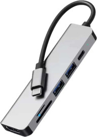 SmartCase תחנת עגינה אוניברסלית מפצל 6 ב-1 תמיכה 100W דגם DK01