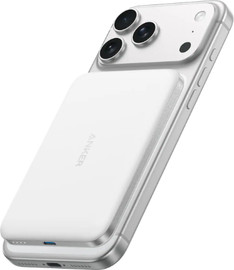 Anker סוללת גיבוי מגנטית אלחוטית 5000mAh Anker Nano Slim לבן