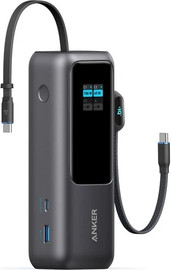 Anker סוללת גיבוי 25,000mAh 165W טעינה מהירה Anker Power Bank 25K מאושר לטיסות