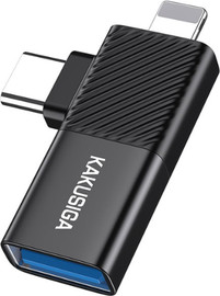 KUKA מתאם 2 ב-1 Lightning ו-USB-C לחיבור USB נקבה KSC-1410