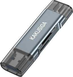 KUKA קורא כרטיסים מהיר KSC-1431 בחיבור כפול USB ו-Type-C עד 2TB מהירות 5GBS