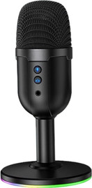 KUKA מיקרופון שולחני USB מקצועי KSC-1320 עם תאורת RGB וסינון רעשים Kaku