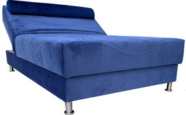 Or-Design מיטה ברוחב וחצי סופר אורטופדית עם מזרן ספוג קשיח וכוללת ארגז מצעים דגם יערה צבע שחור