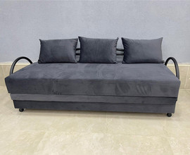 Or-Design ספת נוער/ארוח נפתחת בקלות למיטה זוגית כוללת ארגז מצעים דגם צליל מבד פנדה אפור כהה