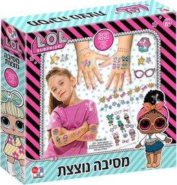 דיאמנט מסיבה נוצצת קעקועים LOL