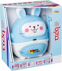 ZIPIN כספת אמיתית לילדים - בנקט RABBIT - כחול