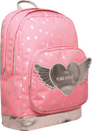 קל גב תיק ורוד/כסוף XD Heart Wings 92678