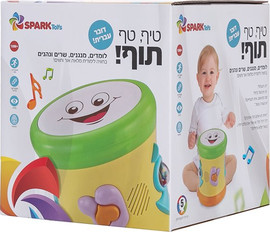 Spark Toys טיף טף תוף דובר עברית
