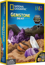 Buki France מיני ערכת חפירה מבית National Geographic STEM - אבני חן