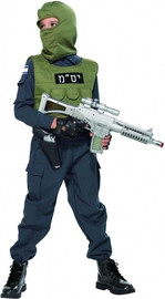 רודריגז תחפושות תחפושת לבנים - לוחם יס"מ - מידה 12