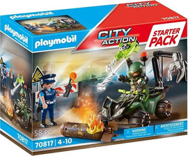 playmobil פליימוביל אימון חבלנות משטרתי ערכת משחק למתחילים דגם 70817