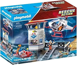 playmobil פליימוביל חילוץ והצלה : המפקדה של משמר החופים 70664