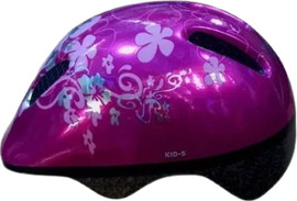 KIDZAMO קסדה ילדים ורוד פרחים W-1A M 52-57Cm