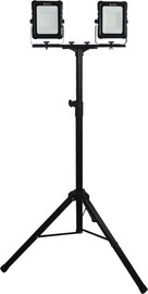 OMEGA זרקור נטען SHARK 2x30W עם עמוד מבית OMEGA עוצמה וניידות לכל מקום! - omega