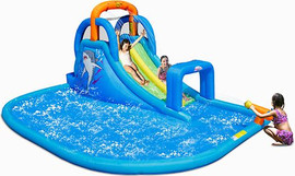 Happy Hop מתקן מתנפח פארק מים הכריש השמח דגם 9672 Happy hop - happy hop