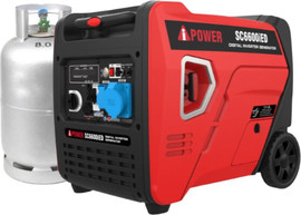 DIESEL גנרטור אינוורטר מושתק גז משולב בנזין 6000W מדגם SC6600iED מבית iPOWER - itc power