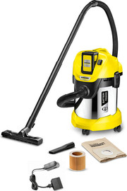 KRACHER שואב אבק אלחוטי יבש / רטוב WD3 BATTERY PREMIUM מבית KARCHER קרשר - karcher