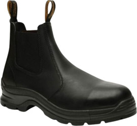 Blundstone נעלי בלנסטון 406 מגפי גברים בצבע שחור מבריק