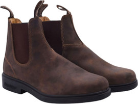 Blundstone נעלי מגפי גברים בלנסטון חרטום מרובע צבע חום מגוון מדגם 1306
