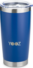 YOOZ כוס שתייה תרמית צבעונית מירוטסה  כחול 20OZ כ 600 מ"ל