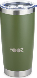 YOOZ כוס שתייה תרמית צבעונית מירוטסה  ירוק זית 20OZ כ 600 מ"ל