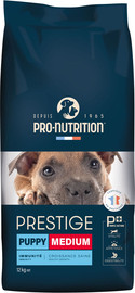 Pro Nutrition אוכל לכלבים גורים מגזע בינוני | שק במשקל 12 קילוגרם
