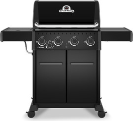 Broil King גריל גז 4 מבערים + כירת צד  Crown 440 50,000 BTU שחור מבית המותג הקנדי Broil King