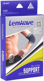 Lenwave זוג מגני מרפק שרוולים אלסטיים תומכי מרפק