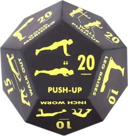 SportSale קוביית אתגר כושר – Fitness Challenge Dice (12 פאות)