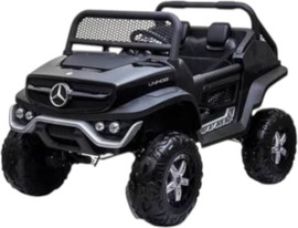 SportSale  ג'יפ ממונע Mercedes UNIMOG 24V שחור – 2 מושבים