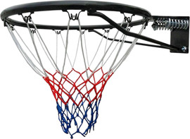 Dunk טבעת סל שחורה 45 ס"מ עם קפיצים ורשת DUNK PRO M816