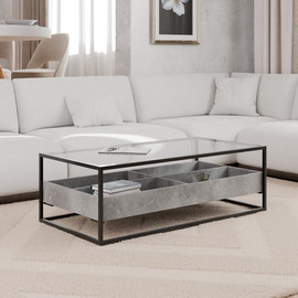 Nalla שולחן סלון דגם Miami - פורמייקה 02 אפורה