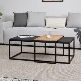 Nalla זוג שולחנות דגם Fendi