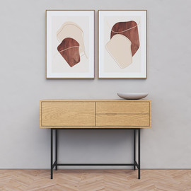 Nalla קונסולה דגם Sydney - אלון טבעי