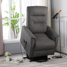 Premium Comfort כורסת הקמה המסייעת לקום ולעמוד על הרגליים - אפור כהה