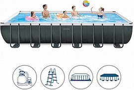 INTEX בריכת אולטרה ענקית XTR INTEX 975X488X132 דגם 26374