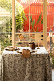 CASA BELLA מפת שולחן מאלי ירוק יער