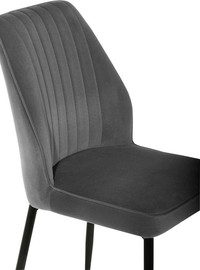 Moka Home כסא דגם Lex - אפור כהה