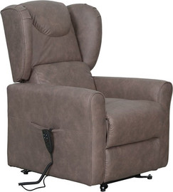 Moka Home כורסת הרמה עם שלט דגם - GINGER - חום