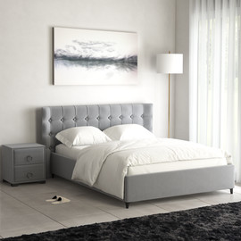Moka Home מיטה דגם - Carolina כולל מזרן - בצבע ISTANBUL-50