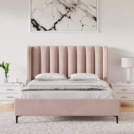 Moka Home מיטה דגם - Casper כולל מזרן - בתוספת ארגז מצעים - בצבע OMEGA-08