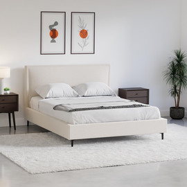 Moka Home מיטה דגם - Chanel כולל מזרן - בתוספת ארגז מצעים - בצבע FIBER-02