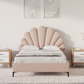 Moka Home מיטה דגם - Flower כולל מזרן - בצבע ISTANBUL-69
