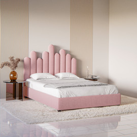 Moka Home מיטה דגם - Prada כולל מזרן - בתוספת ארגז מצעים - בצבע ISTANBUL-68