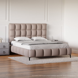Moka Home מיטה דגם-אליסון כולל מזרן - בתוספת ארגז מצעים - בצבע ISTANBUL-49