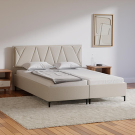 Moka Home מיטה יהודית דגם - Cavalli כולל 2 מזרנים - בצבע Dream-02