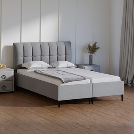 Moka Home מיטה יהודית דגם - Imperia כולל 2 מזרנים - בתוספת ארגז מצעים - בצבע ISTANBUL-48